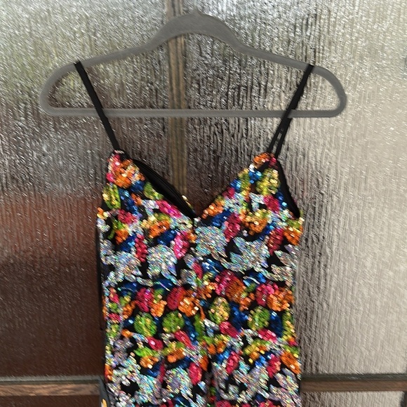 Mac Duggal Embellished Floral Minidress size 4 - Picture 14 of 14